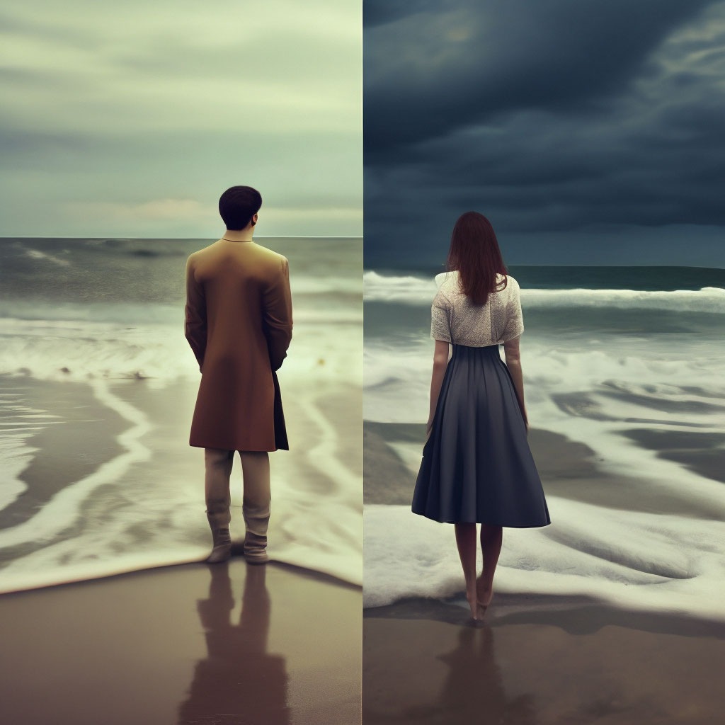 Two different shores of the sea — v2